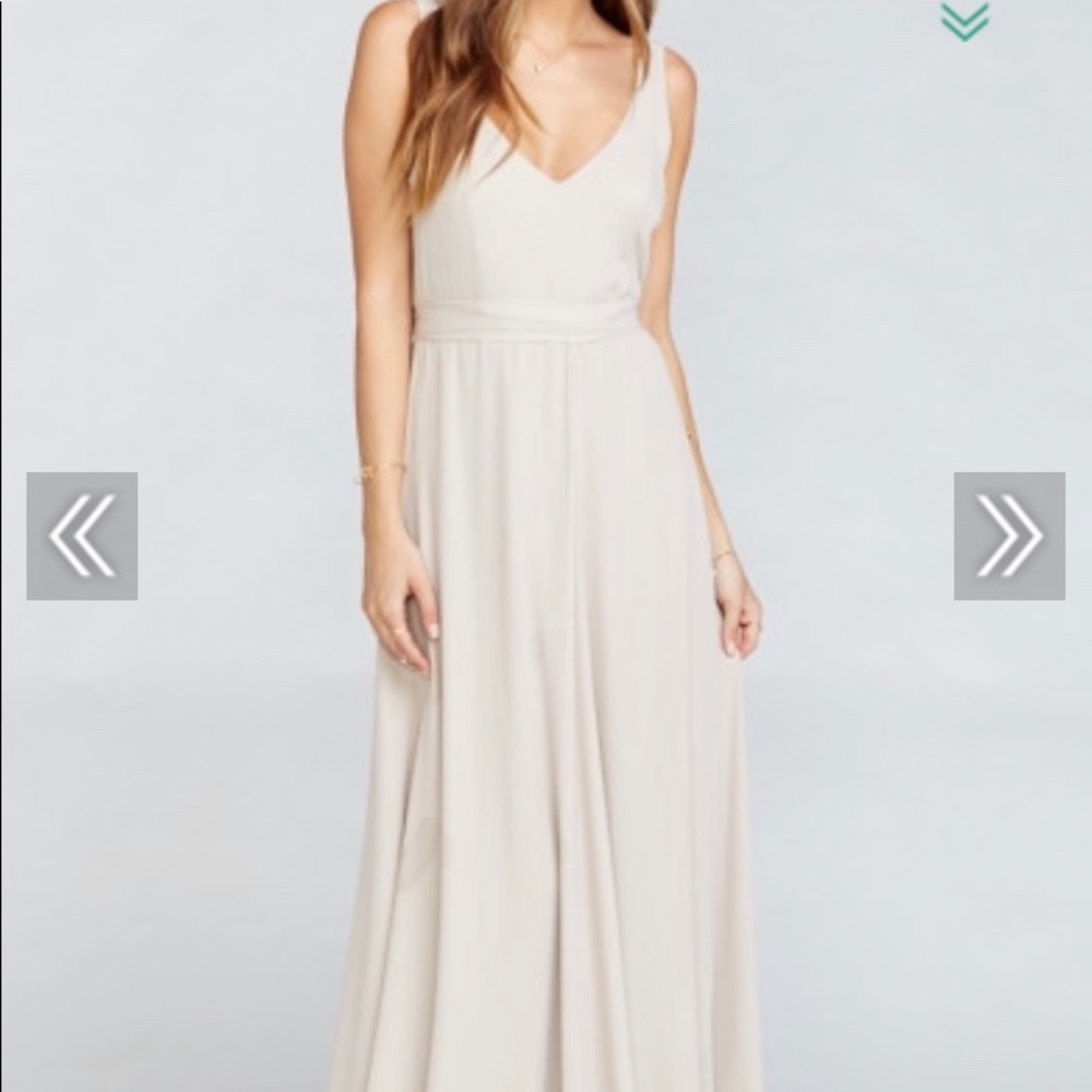 Show me your mumu-Jenn Maxi Bridesmaid dress